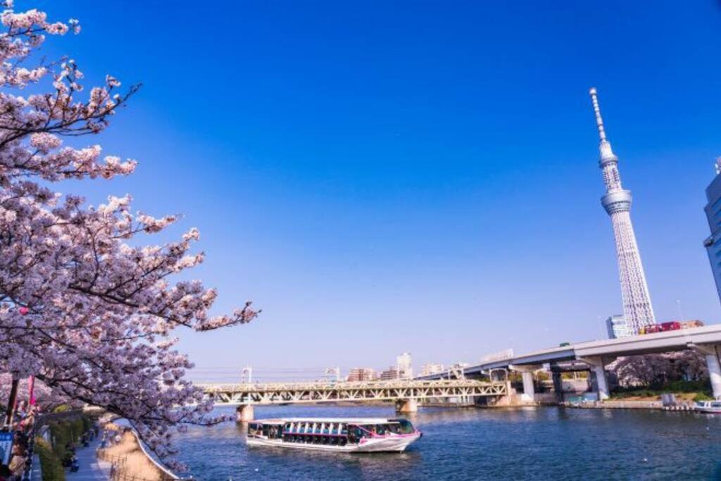 Appartement 503 Oshiage Sta 3Mins Walk! Wi-Fi & Elevator 4Pax à Tōkyō Extérieur photo